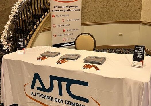 AJTC table and sign at Best of Lemont 2021