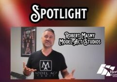 Spotlight Ad Graphic with Picture of Robert Masny of Model Act Studios